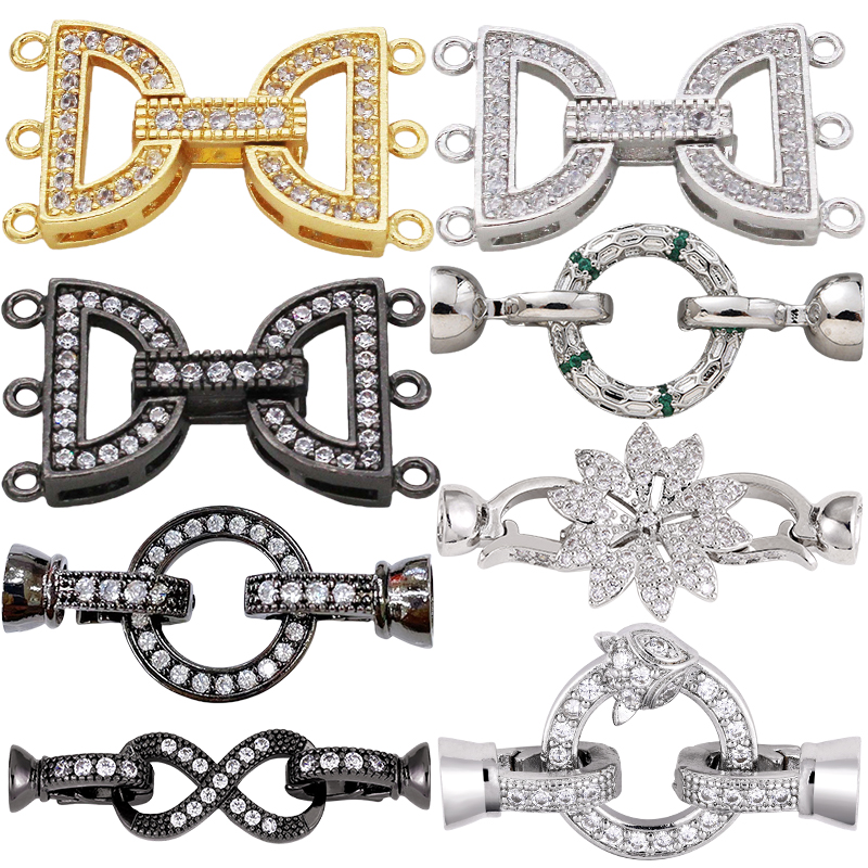 Gold Plated Jewelry - Connettori decorativi placcati oro 18 carati