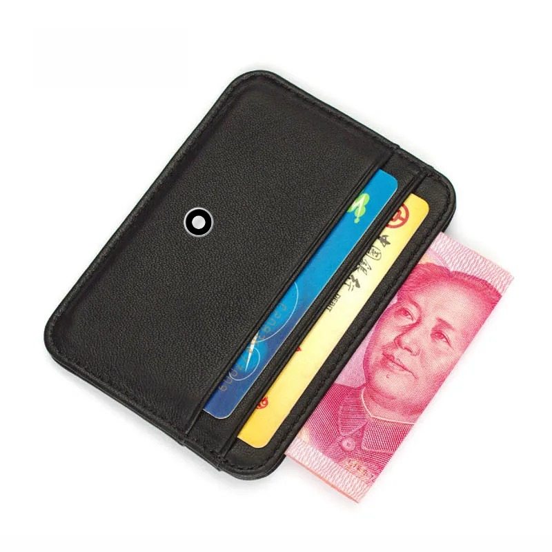 Leather Wallet Men - Portafoglio da Uomo di Lusso in