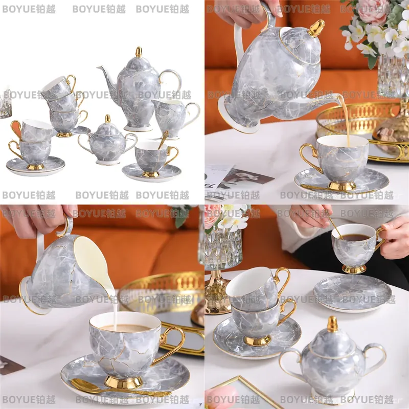 Luxury Gift Set - Set di Tazze e Piattini in