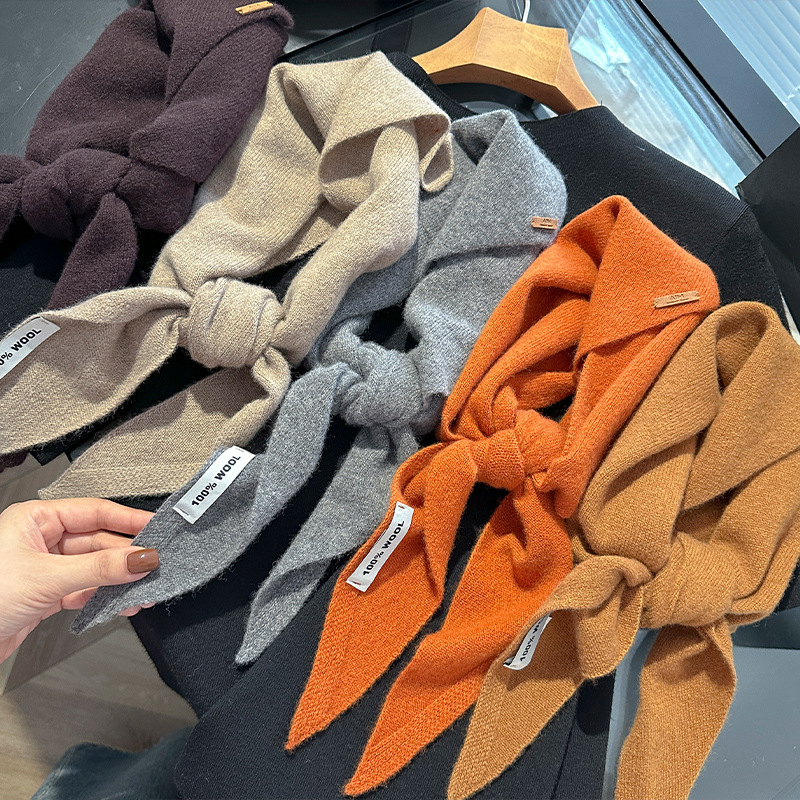Cashmere Scarf - Sciarpa lavorata a maglia Donna 100%