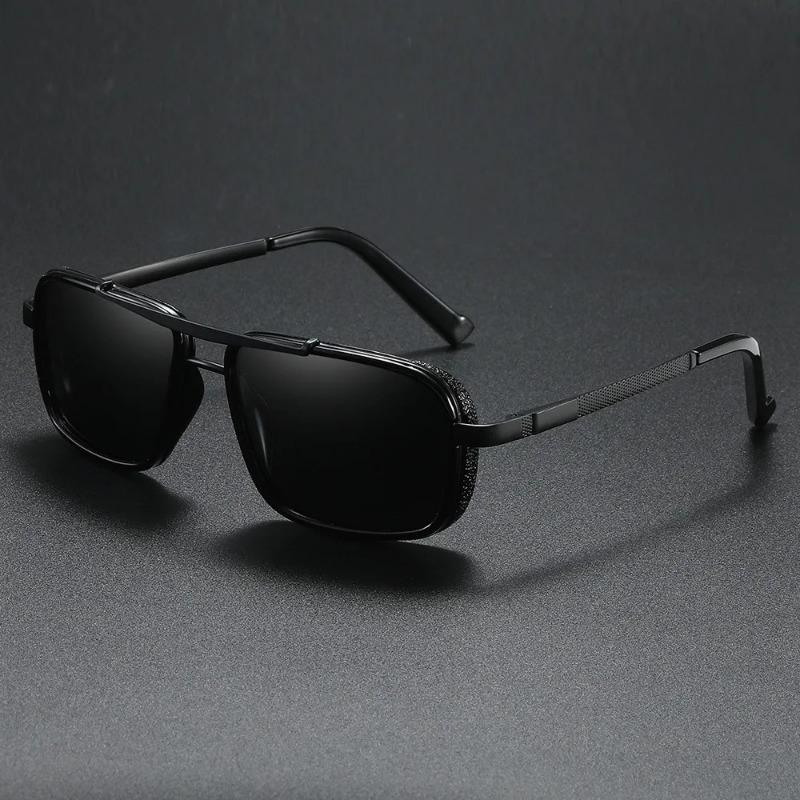 Sunglasses Uv400 - Occhiali da Sole Rettangolari di Lusso