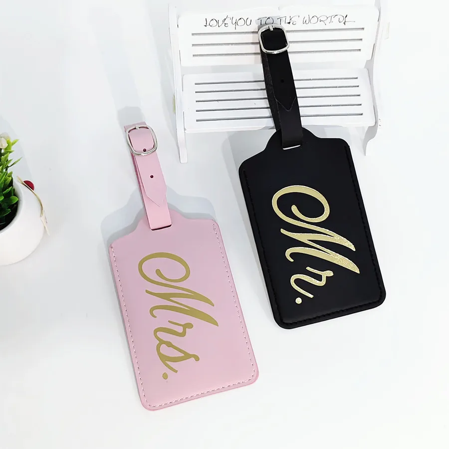 Travel Luggage Set - 2 pz/set Mr Mrs coppie etichetta