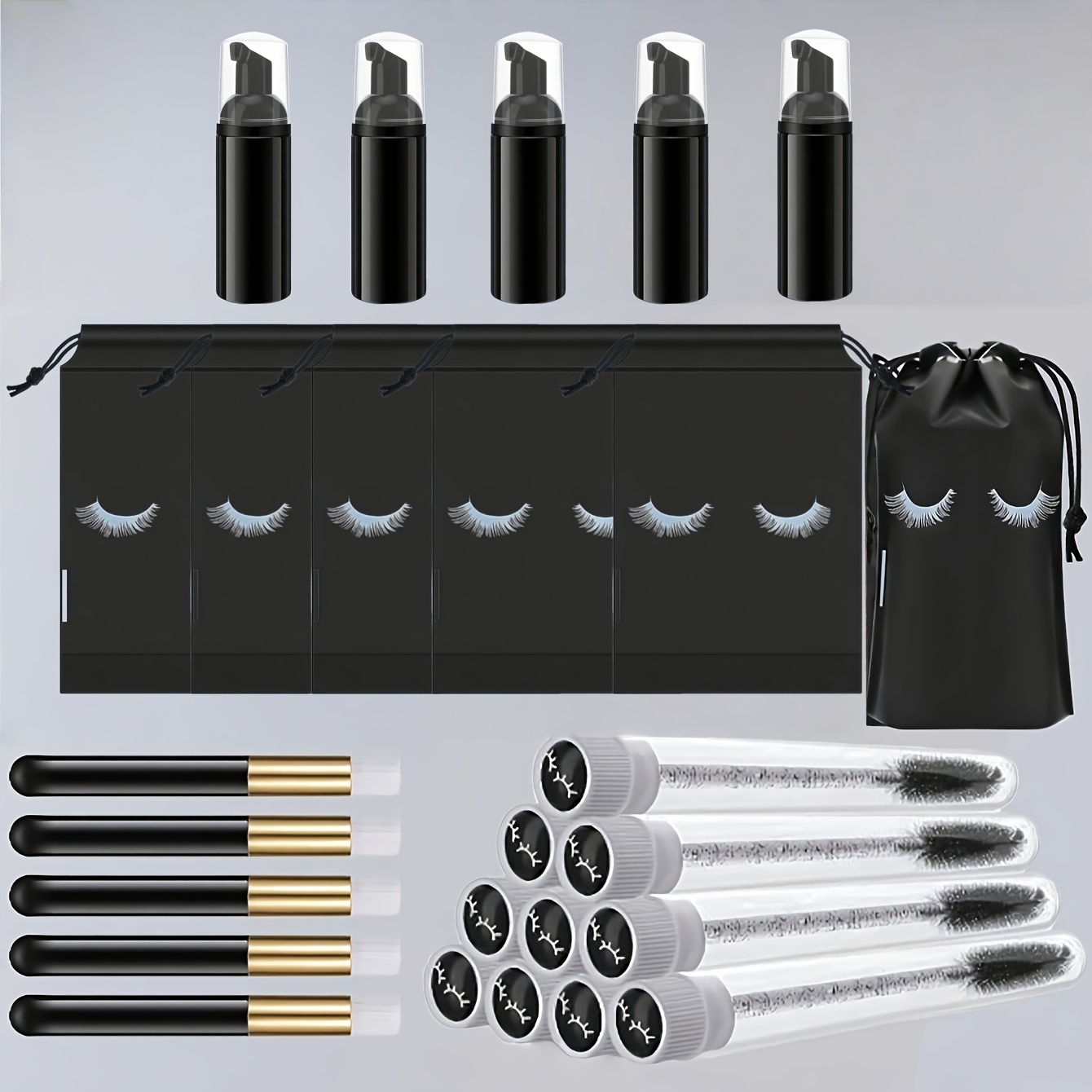 Travel Luggage Set - Kit per la cura delle ciglia