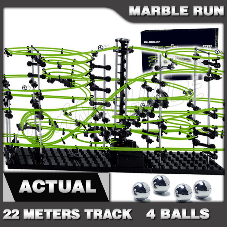 Marble Coaster Set - 2200 centimetri Rail Livello 4 Marmo
