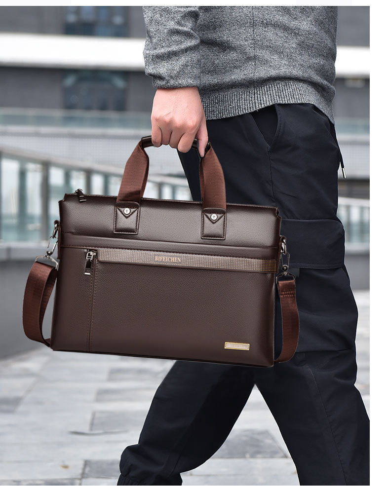 Leather Briefcase - 2026 nuove borse da uomo di