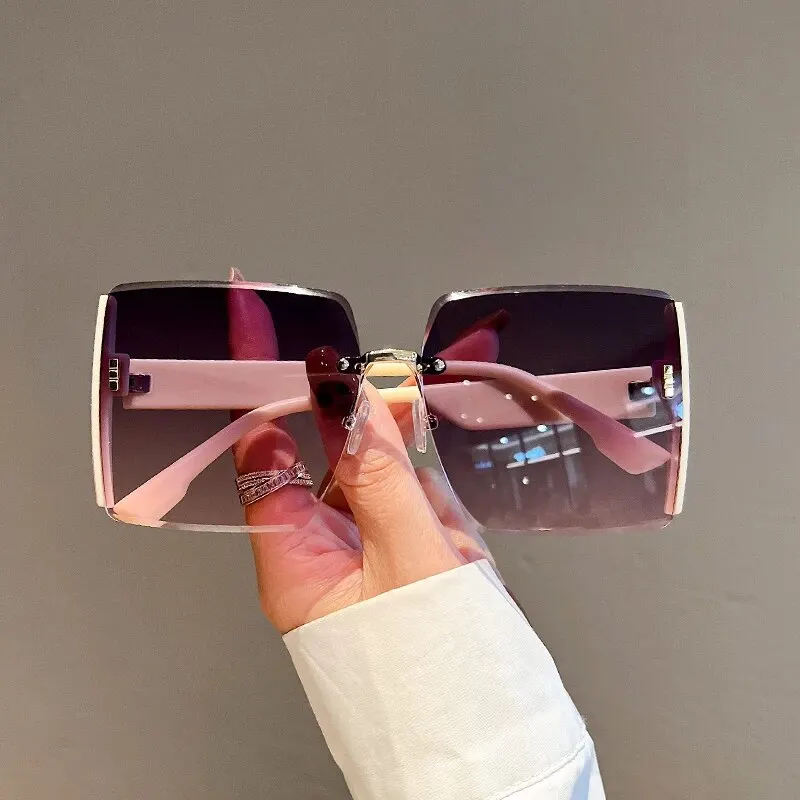 Designer Sunglasses - Nuovi Occhiali da Sole Quadrati Senza