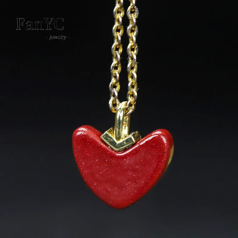 Luxury Gift Set - Collana con orecchini a cuore d'amore