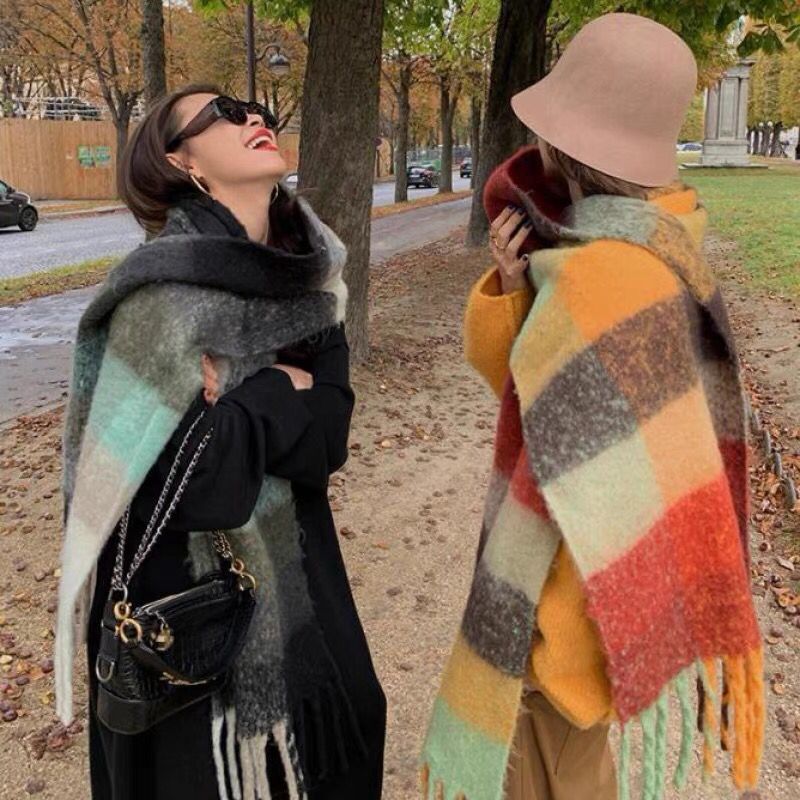 Cashmere Scarf - NUOVO Inverno di Lusso di Spessore