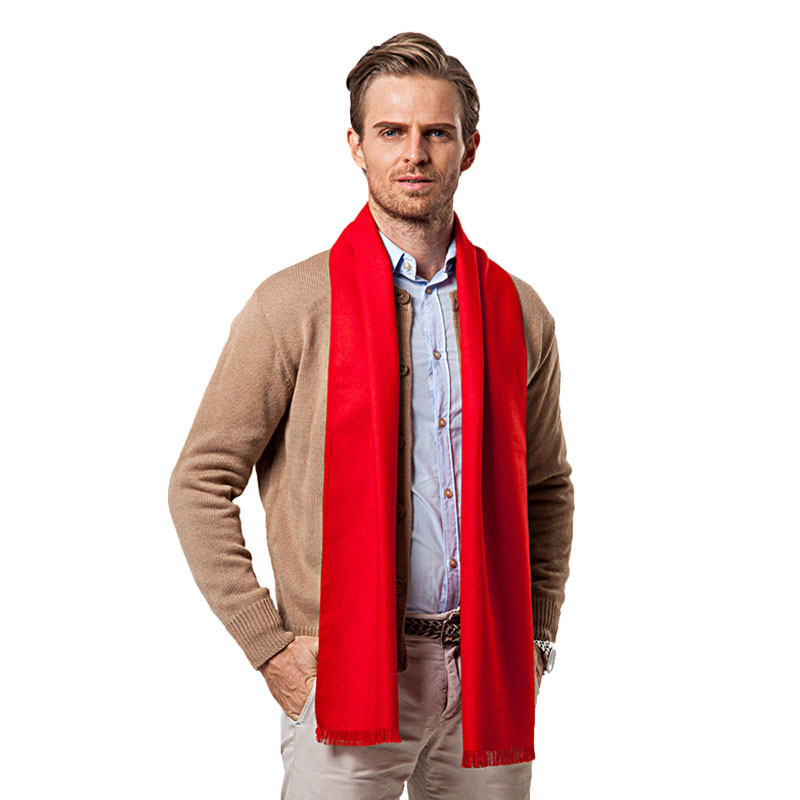 Cashmere Scarf - Moda Inverno Tinta unita Uomo Sciarpa