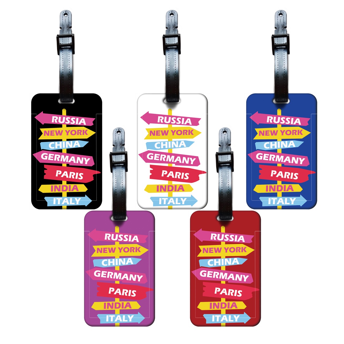 Travel Luggage Set - Etichette per Bagagli Creative a Forma