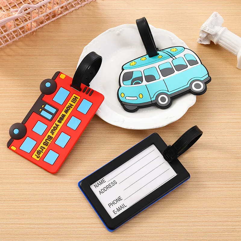Travel Luggage Set - Simpatici cartoni animati per auto Etichette