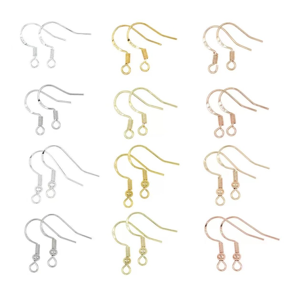 Gold Plated Jewelry - Ganci per Orecchini Placcati Oro 100