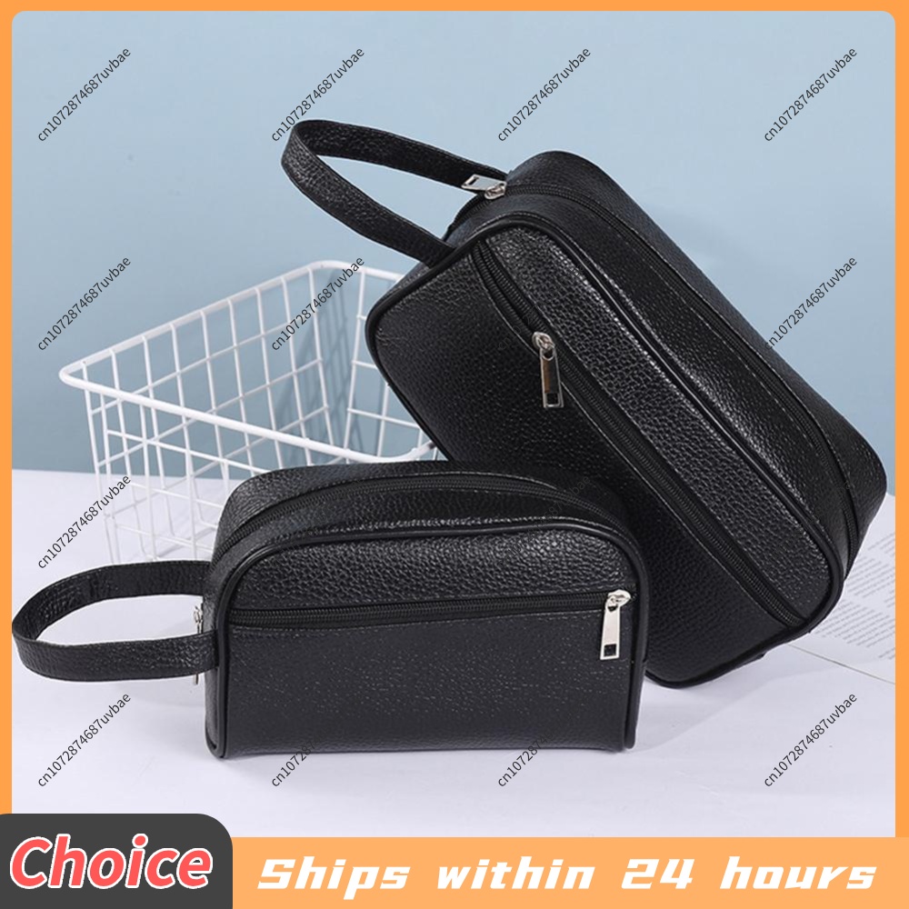 Leather Wallet Men - Borsa da Polso alla Moda per
