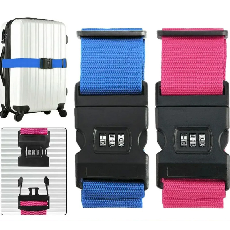 Travel Luggage Set - Cinghie per Bagagli Resistenti ed Elastiche,
