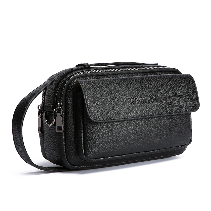 Leather Wallet Men - 2026 Nuova Borsa a Tracolla in