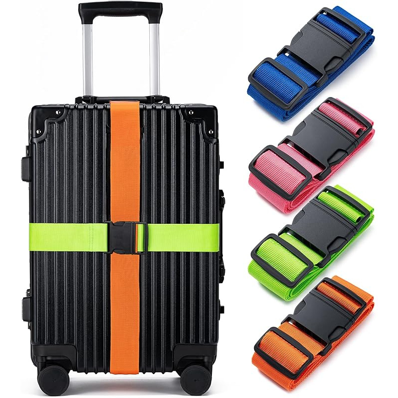 Travel Luggage Set - Set di 4 cinghie per bagagli,