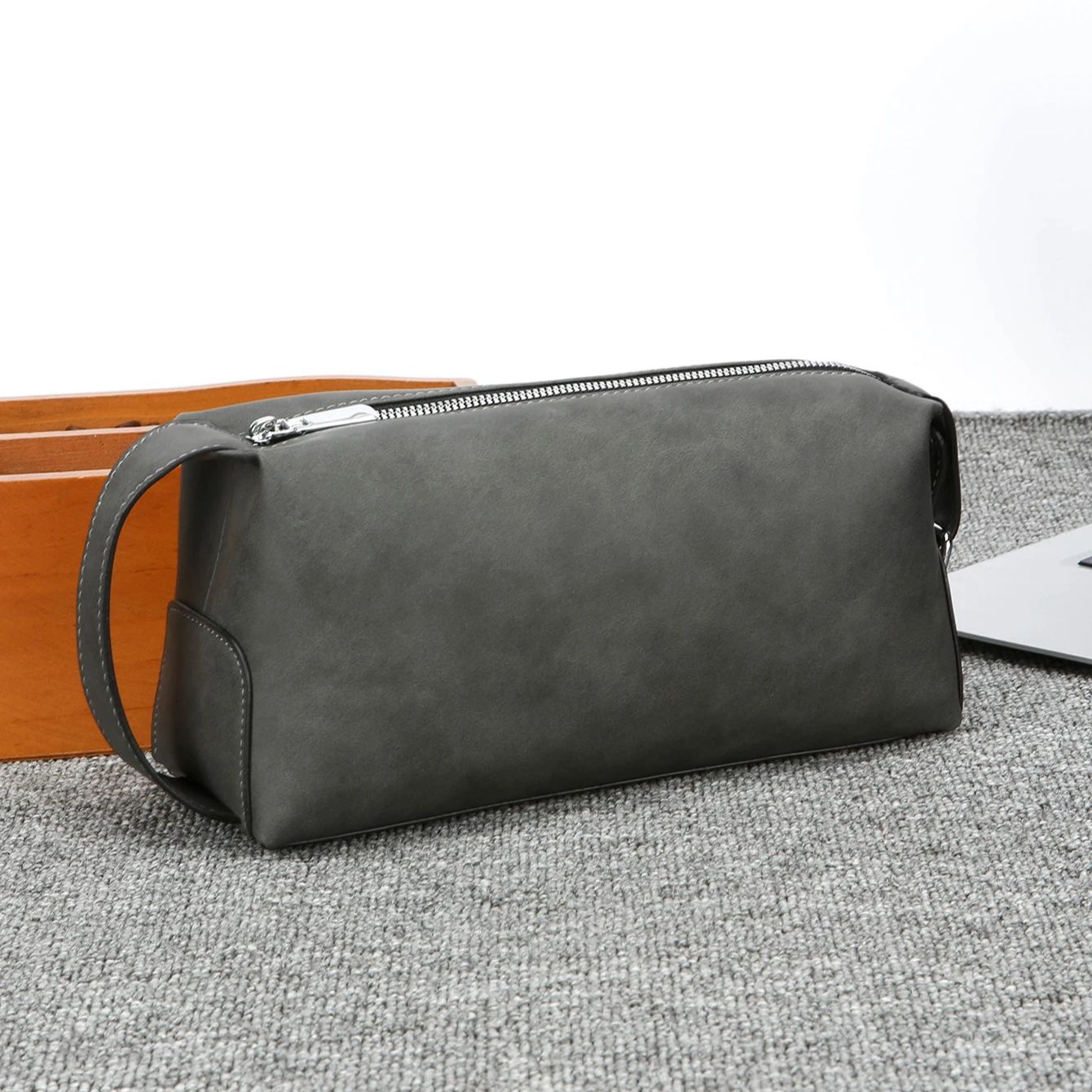 Travel Luggage Set - Borsa da Toilette in Pelle PU
