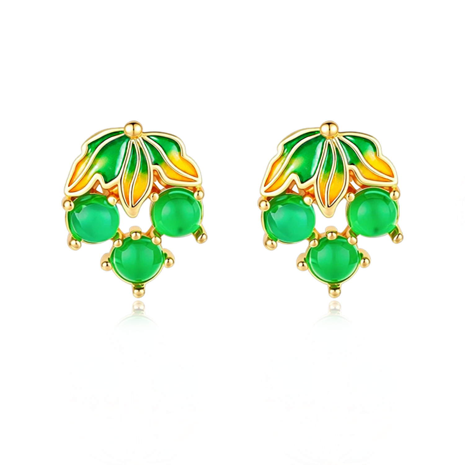 Orecchini a forma di grappolo  - Gold Plated Jewelry recensione e prezzo
