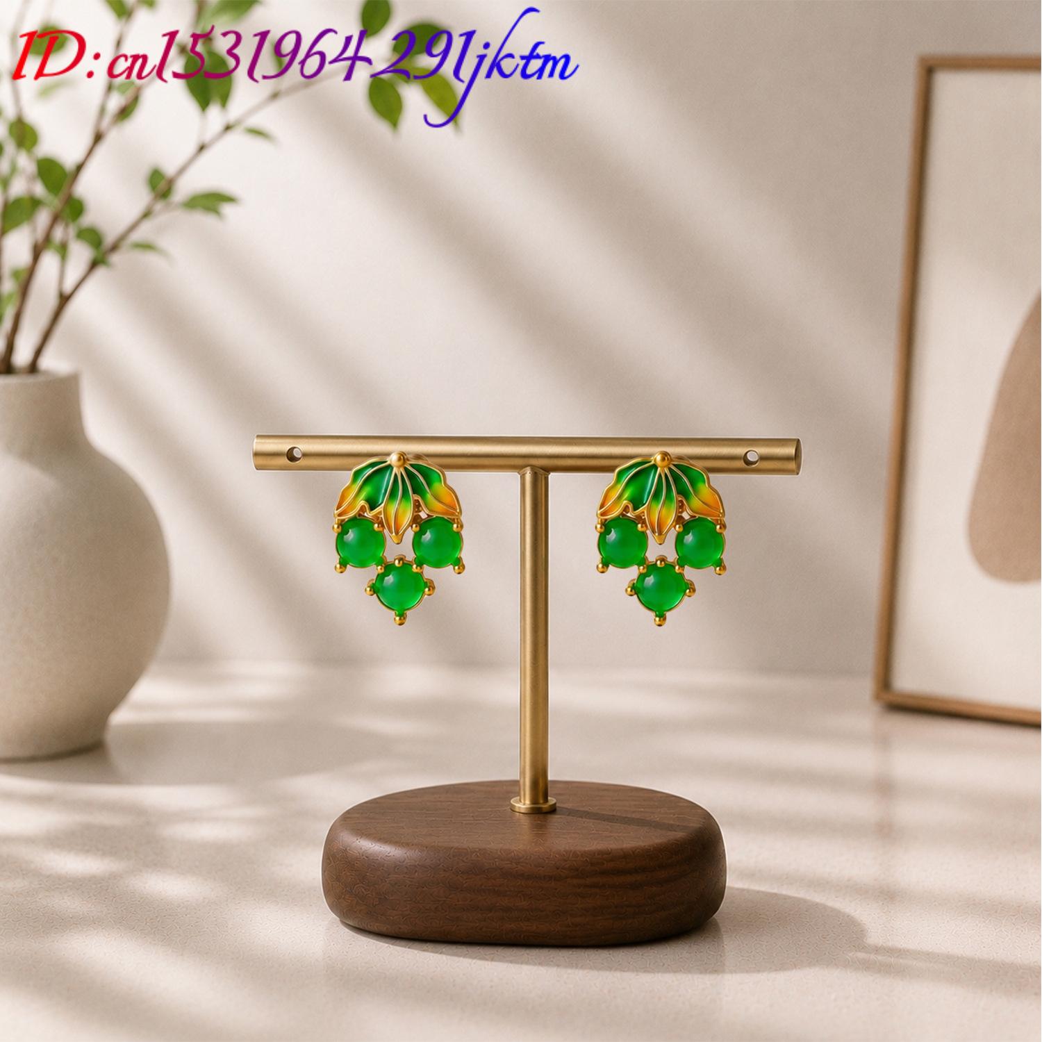 Orecchini a forma di grappolo  - Gold Plated Jewelry recensione e prezzo