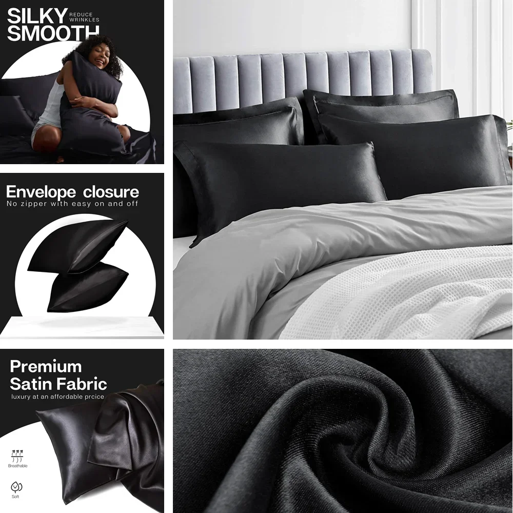 Confezione da 2 federe in raso - Silk Pillowcase recensione e prezzo