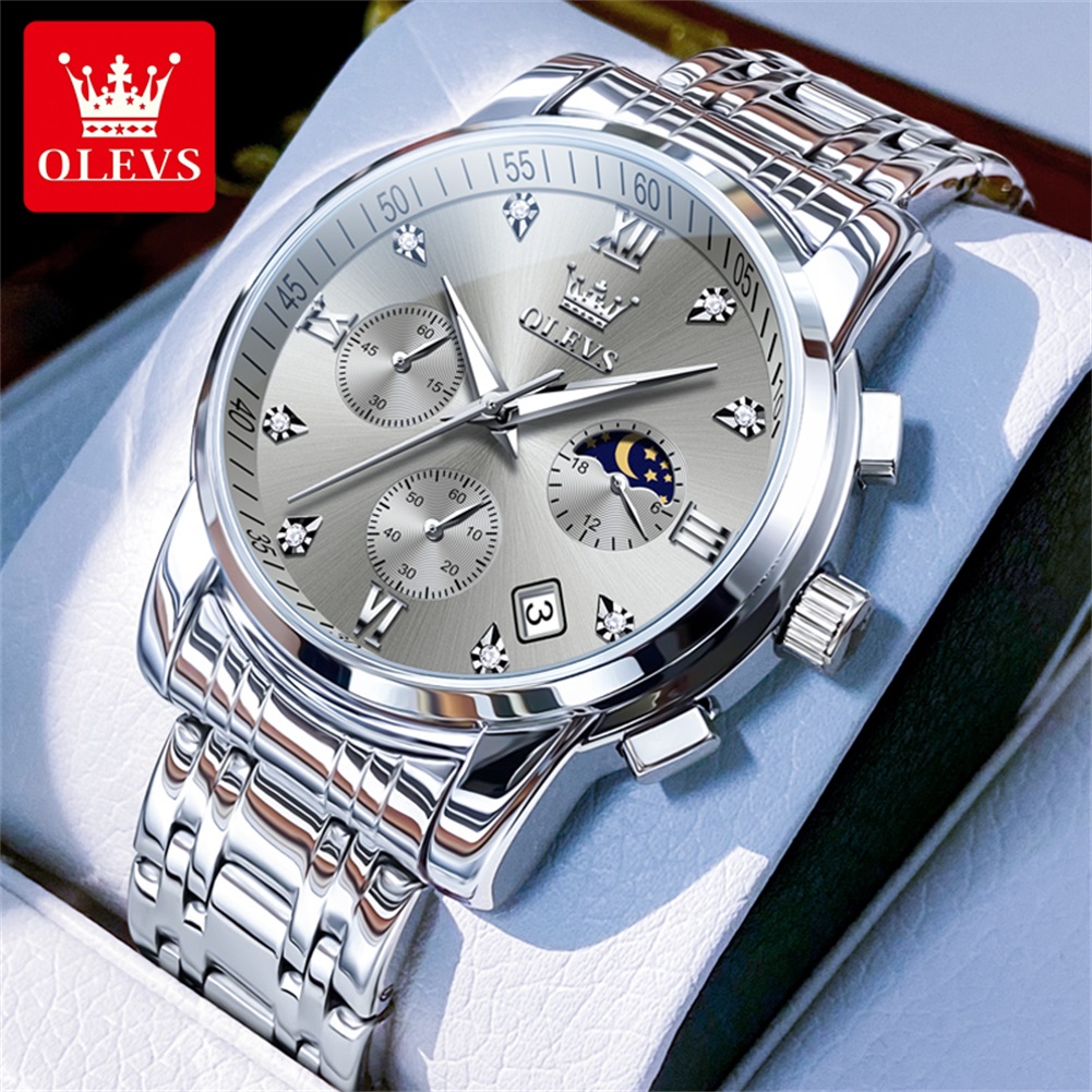 OLEVS 2858 Orologio al quarzo  - Luxury Watch Men recensione e prezzo