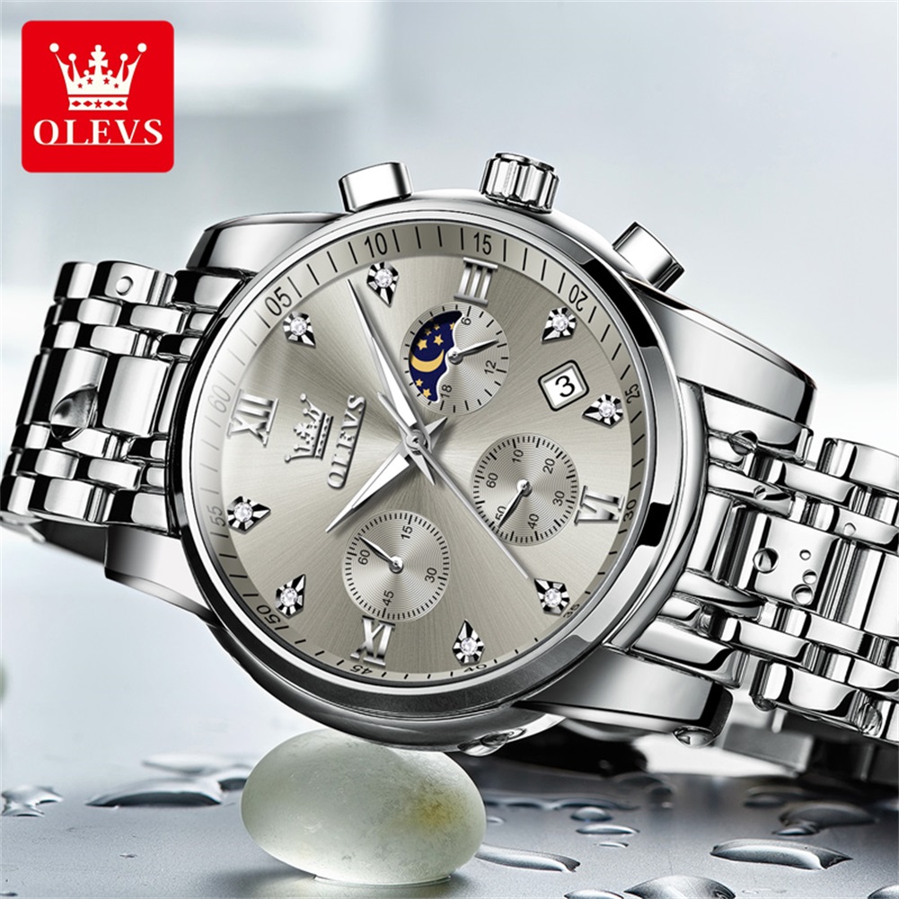 OLEVS 2858 Orologio al quarzo  - Luxury Watch Men recensione e prezzo