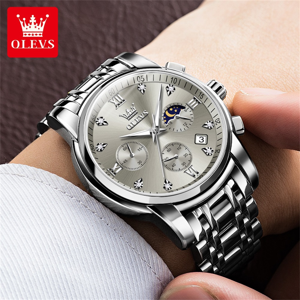 OLEVS 2858 Orologio al quarzo  - Luxury Watch Men recensione e prezzo