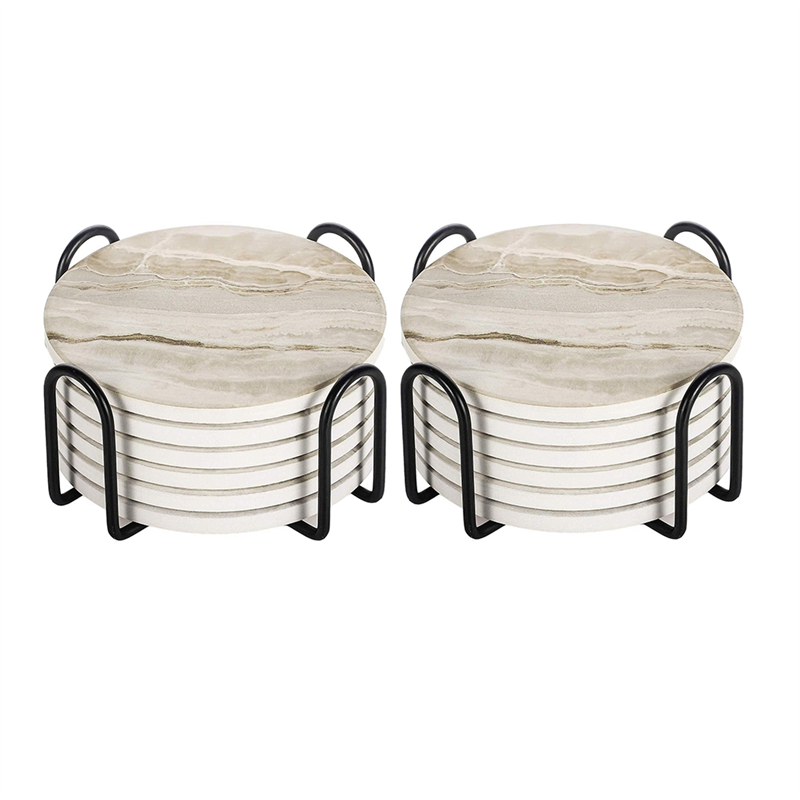 AT05-Set di sottobicchieri ass - Marble Coaster Set recensione e prezzo