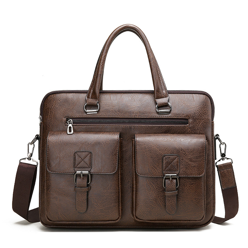 Borsa da uomo d'affari di marc - Leather Briefcase recensione e prezzo