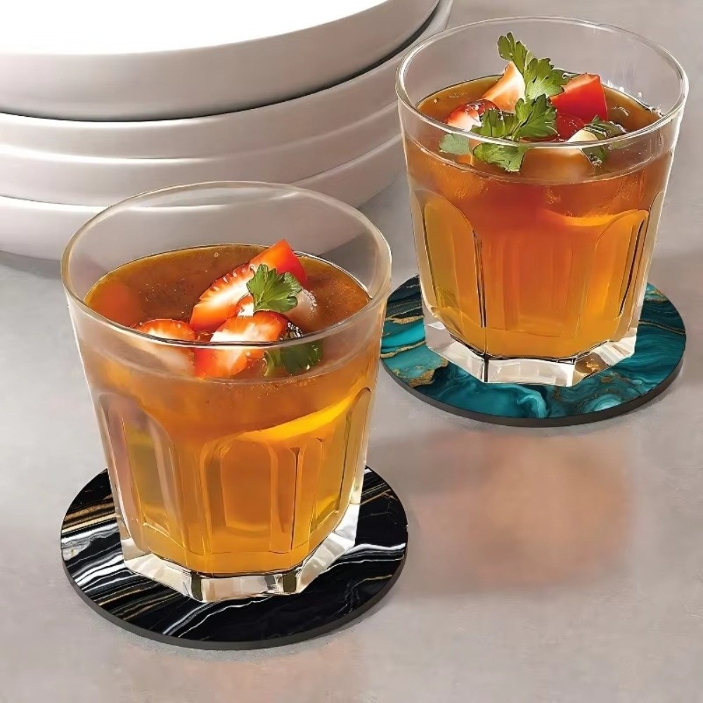 Set di 6 sottobicchieri da 4 p - Marble Coaster Set recensione e prezzo