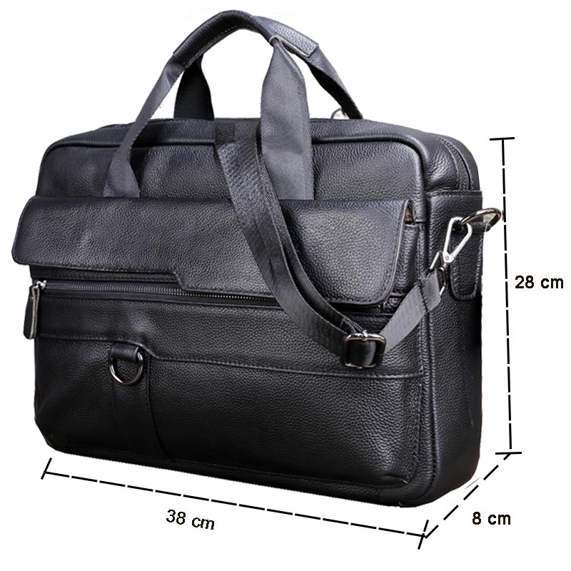 Borsa da uomo grande in vera p - Leather Briefcase recensione e prezzo