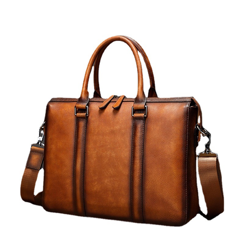 Borsa da lavoro in pelle di al - Leather Briefcase recensione e prezzo