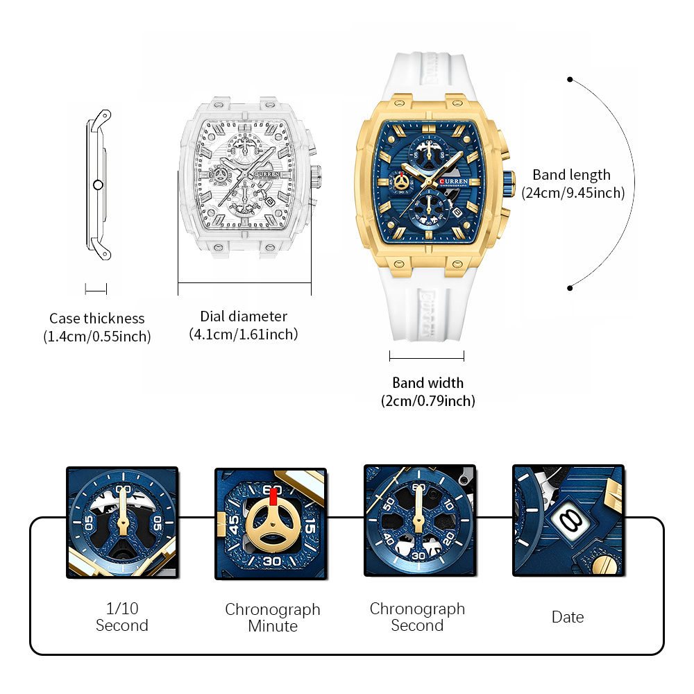 CURREN Orologio vintage di lus - Luxury Watch Men recensione e prezzo
