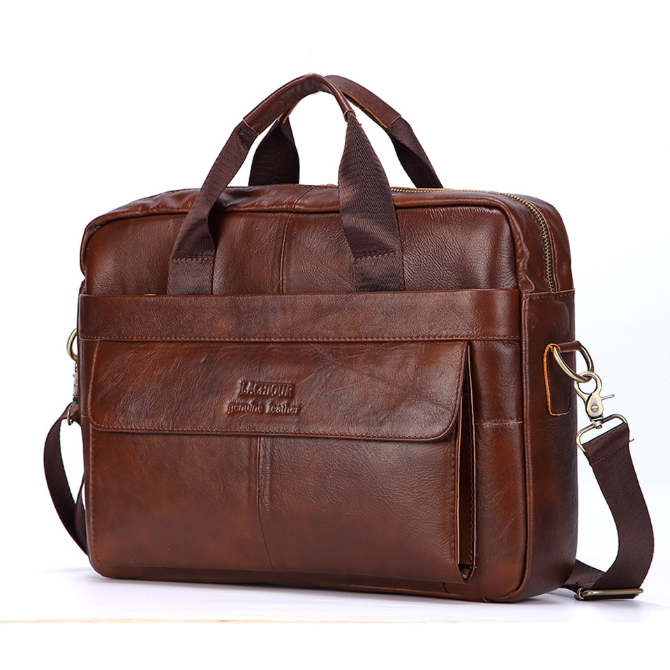 Gli uomini Del Cuoio Genuino B - Leather Briefcase recensione e prezzo