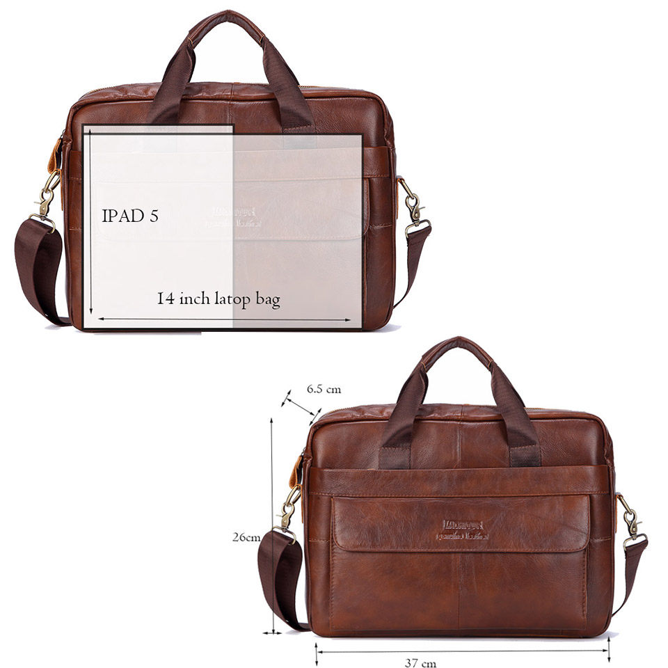 Gli uomini Del Cuoio Genuino B - Leather Briefcase recensione e prezzo