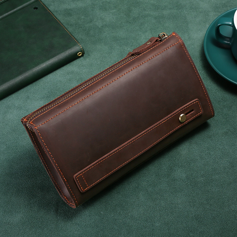 Pochette da uomo, borsa a mano - Leather Wallet Men recensione e prezzo