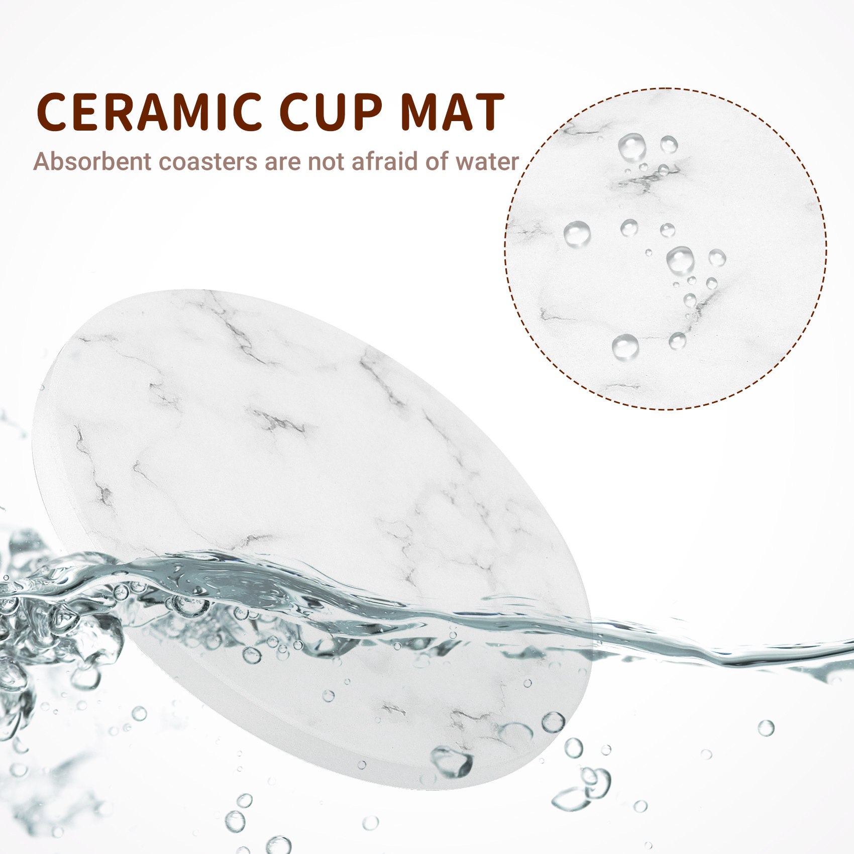 ABAH-Sottobicchieri assorbenti - Marble Coaster Set recensione e prezzo