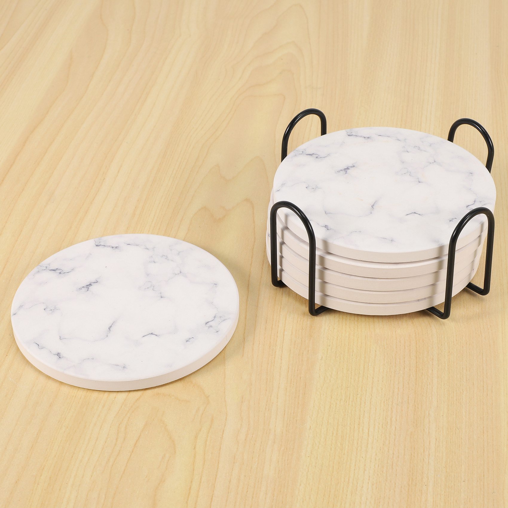 ABAH-Sottobicchieri assorbenti - Marble Coaster Set recensione e prezzo