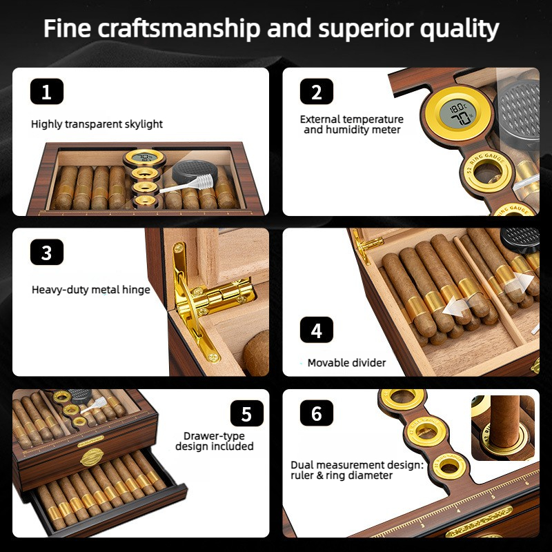 Humidor di Lusso in Legno di C - Luxury Gift Set recensione e prezzo
