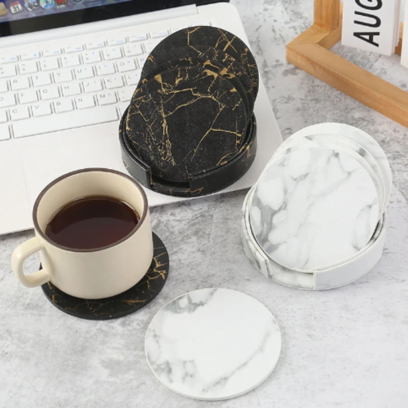 Sottobicchiere in marmo da 6 p - Marble Coaster Set recensione e prezzo