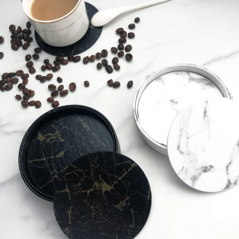 Sottobicchiere in marmo da 6 p - Marble Coaster Set recensione e prezzo