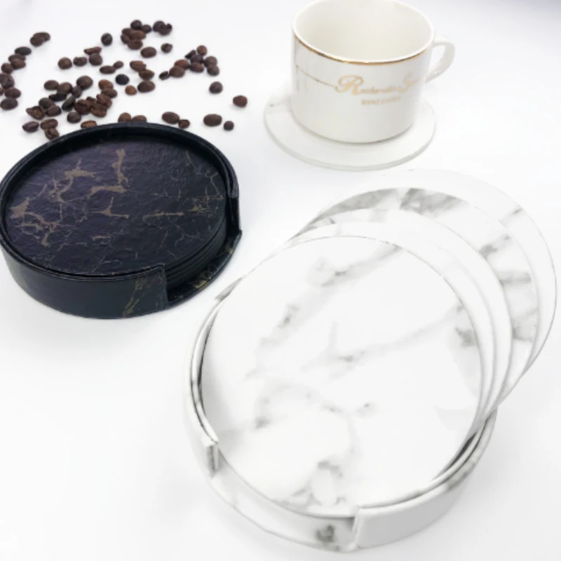 Sottobicchiere in marmo da 6 p - Marble Coaster Set recensione e prezzo