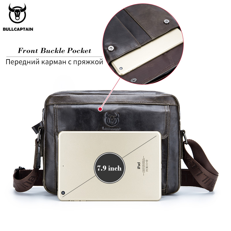BULLCAPTAIN Borsa a tracolla d - Leather Briefcase recensione e prezzo