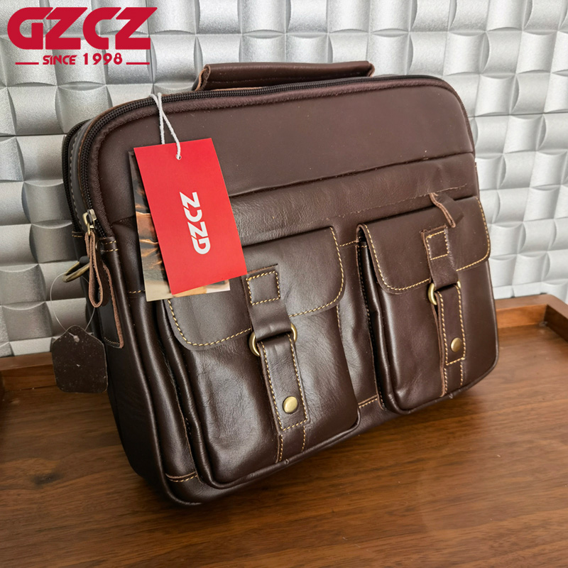 Borsa da Uomo GZCZ, Borsa per  - Leather Briefcase recensione e prezzo