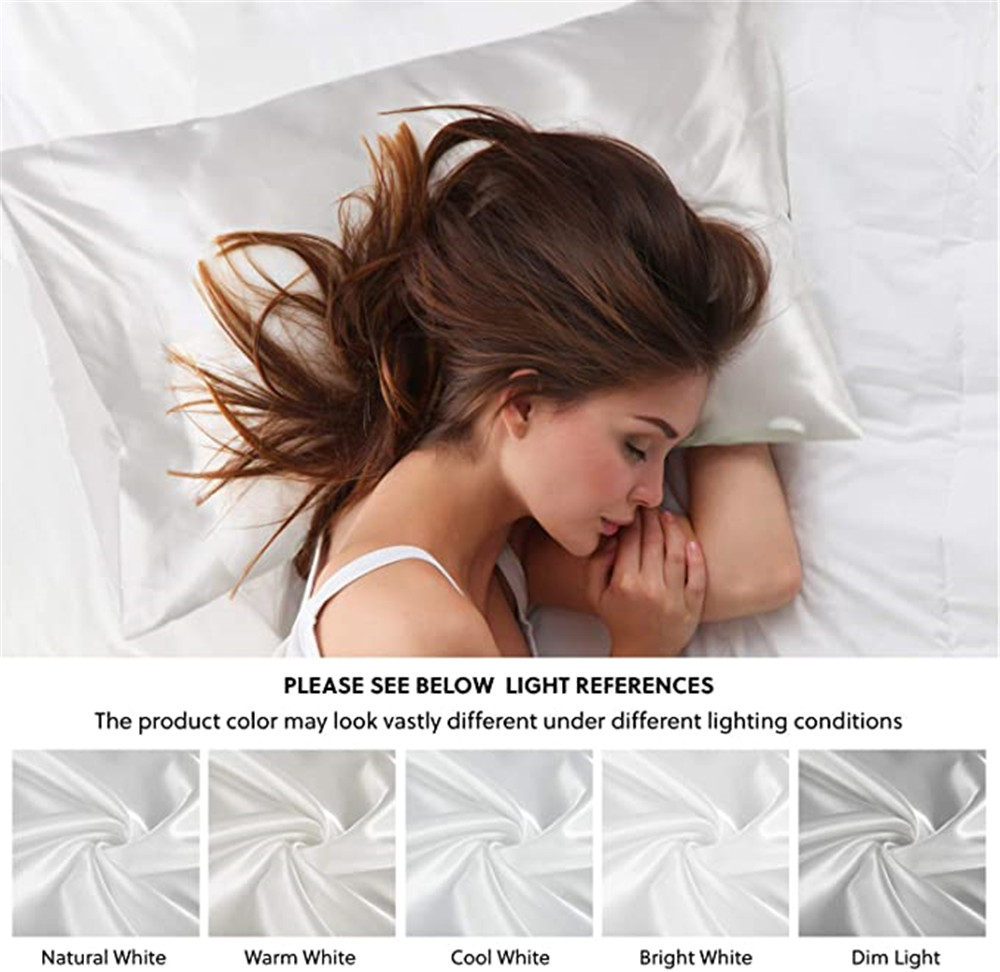 2 pz/lotto Solido Raso Setoso  - Silk Pillowcase recensione e prezzo