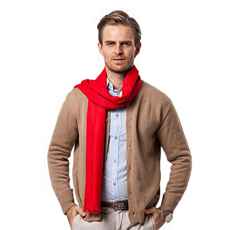 Moda Inverno Tinta unita Uomo  - Cashmere Scarf recensione e prezzo