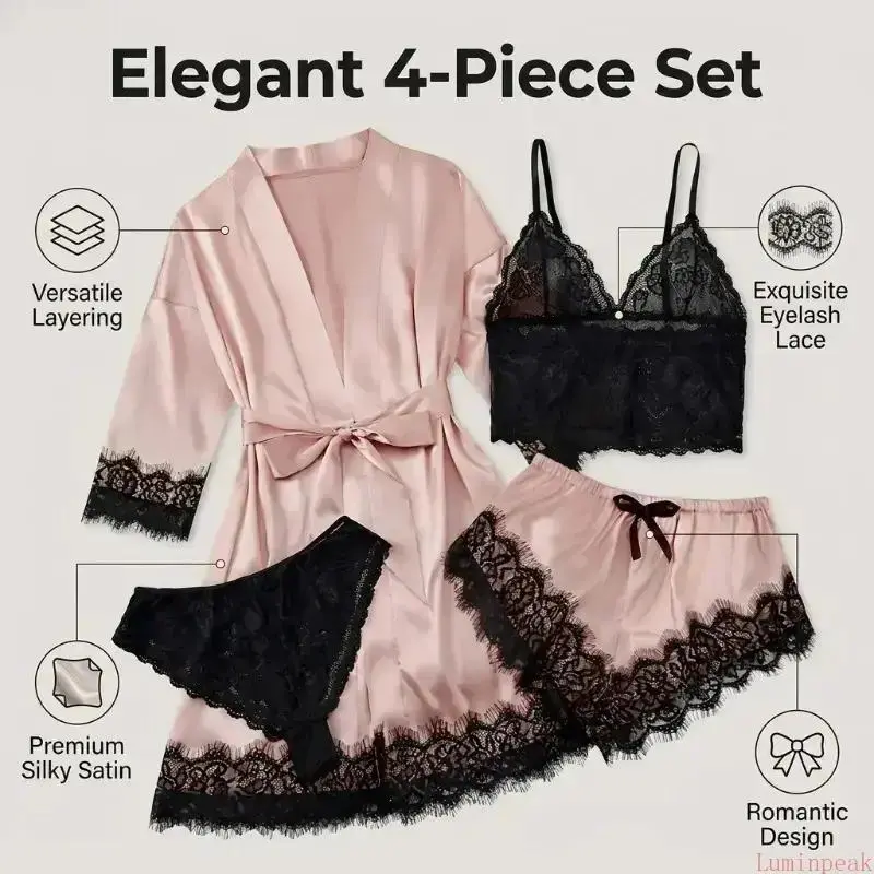 Completi da pigiama in raso da - Luxury Gift Set recensione e prezzo