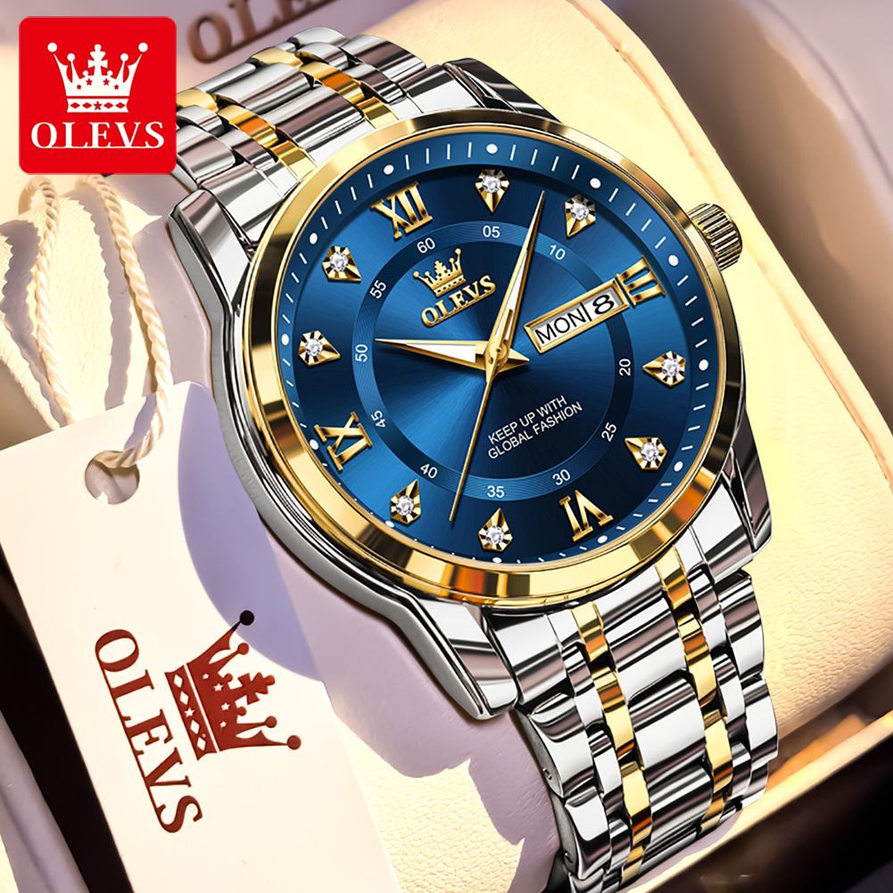 OLEVS Brand Fashion orologi da - Luxury Watch Men recensione e prezzo