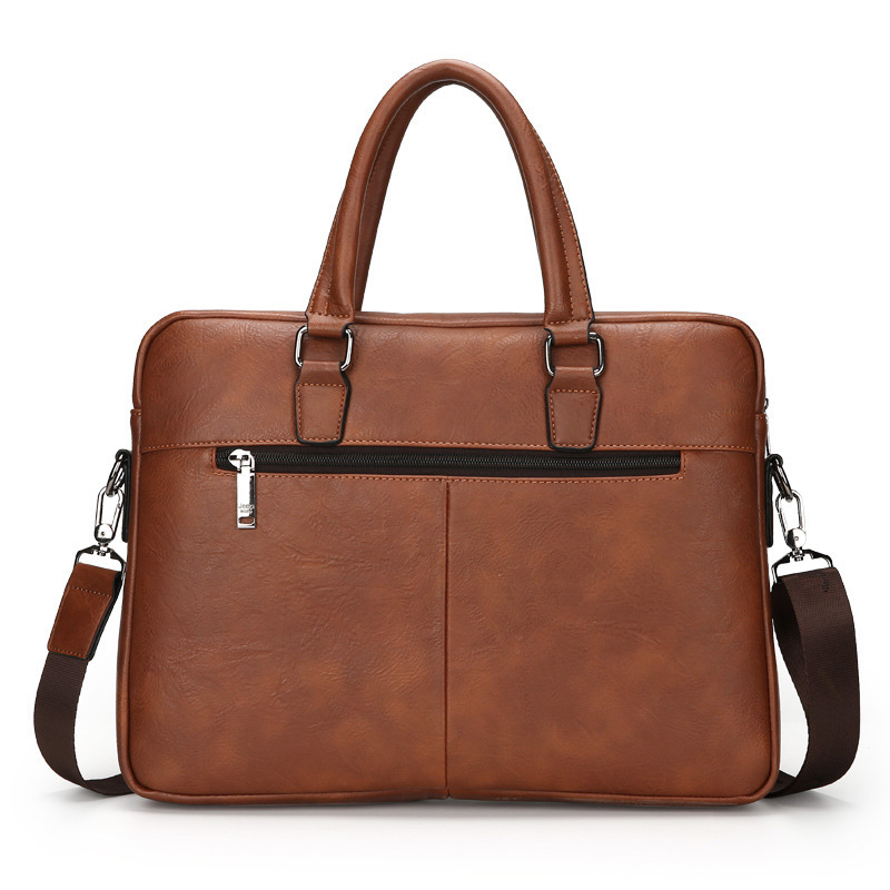 CFUN YA New Man Handbag borsa  - Leather Briefcase recensione e prezzo