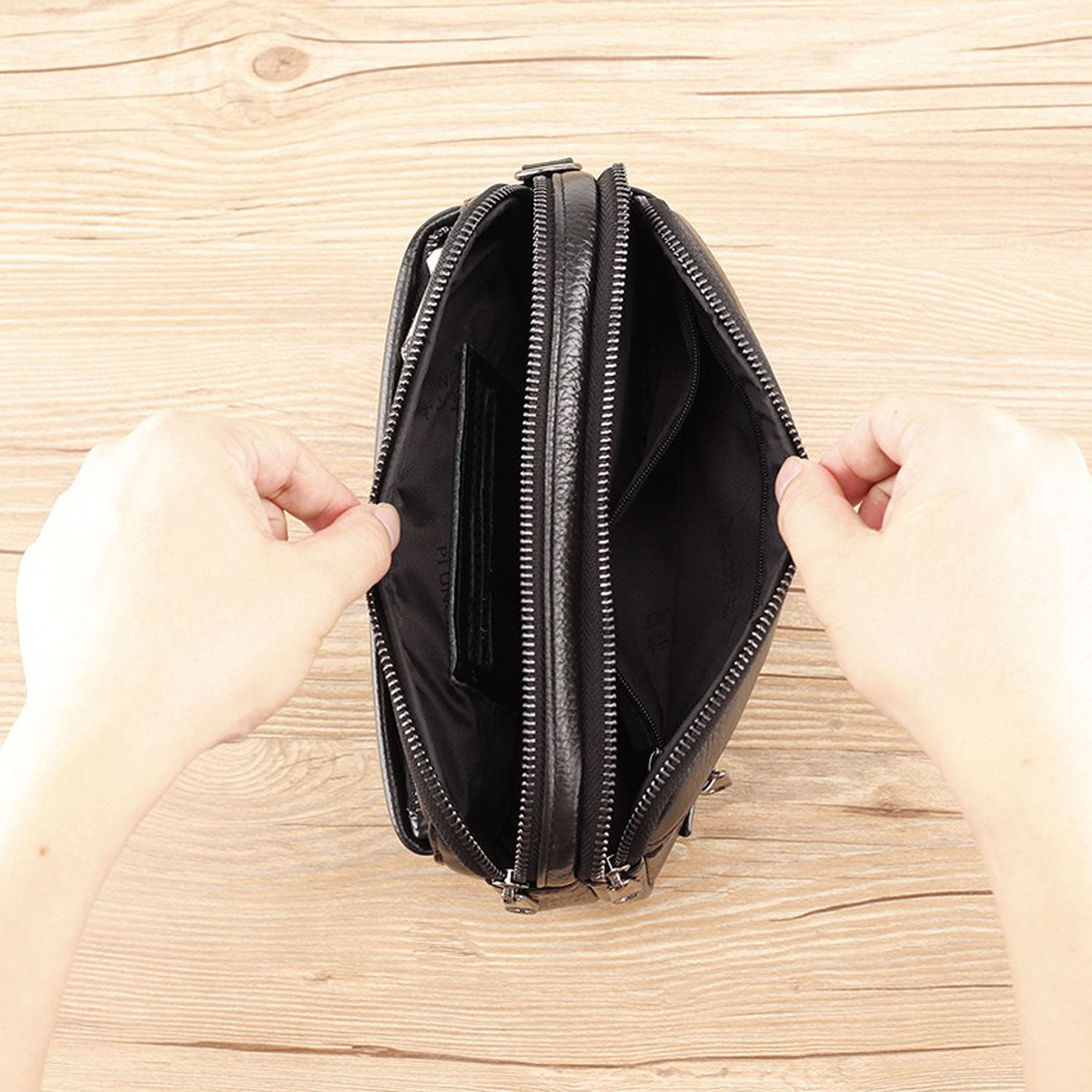Borsa a Mano da Uomo in Vera P - Leather Wallet Men recensione e prezzo